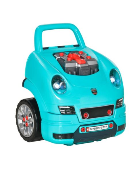 Детские игрушки Qaba Mechanic Kids Truck Engine Interactive Toy Set, 61-Piece, Ages 3+