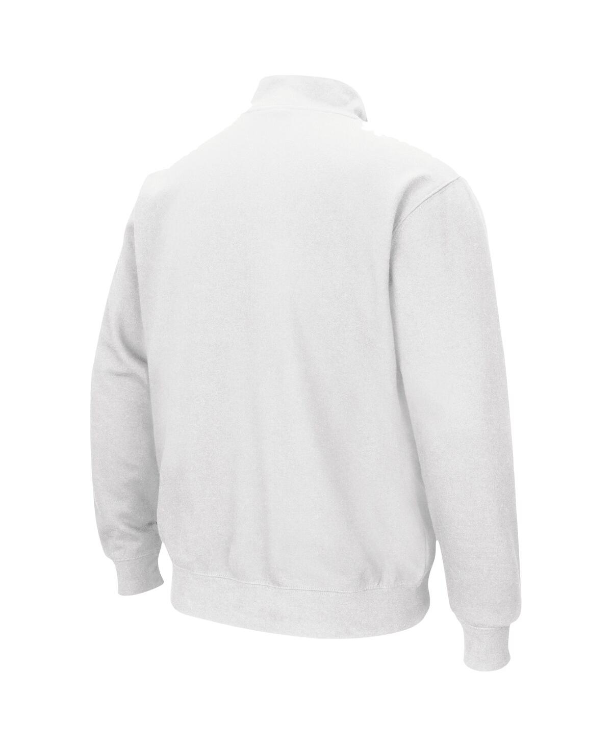 Colosseum White Ole Miss Rebels Tortugas Team Logo Quarter-zip Jacket In White
