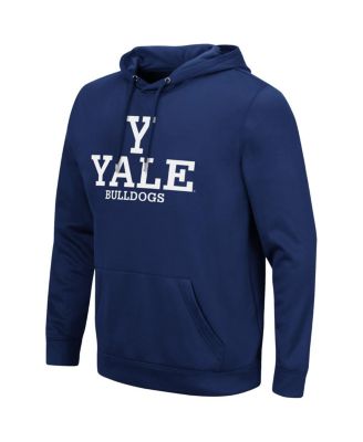Men's Navy Yale Bulldogs Lantern Pullover Hoodie