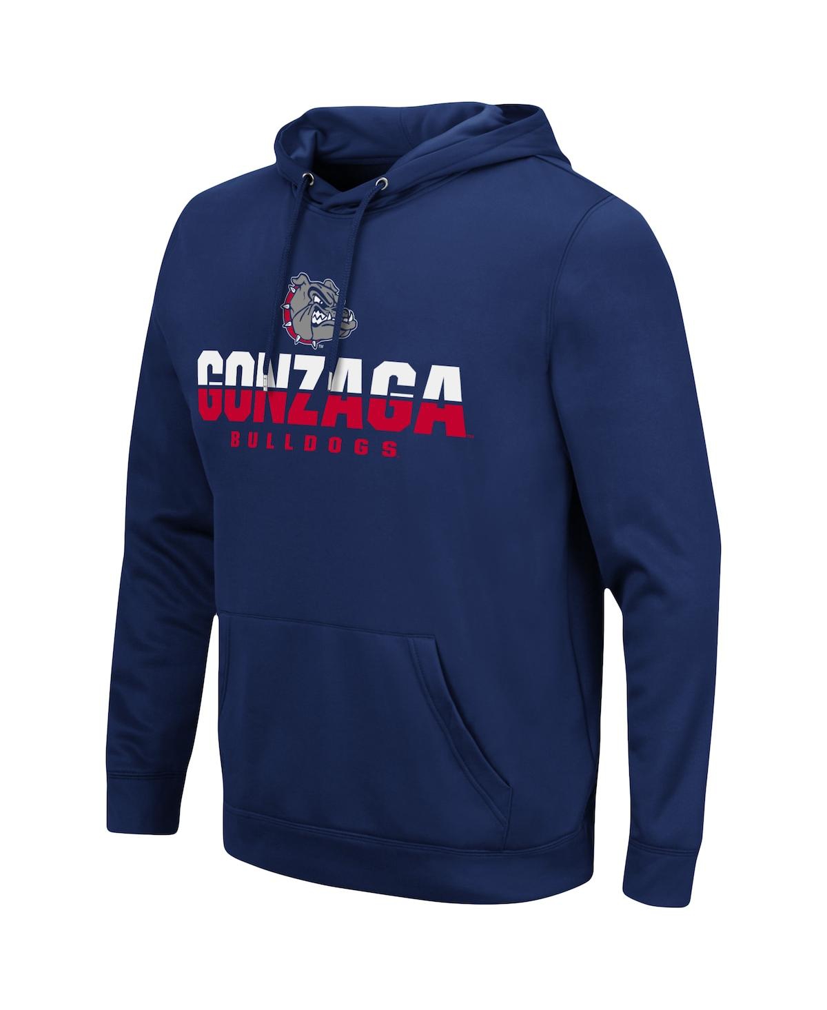 Colosseum Navy Gonzaga Bulldogs Lantern Pullover Hoodie In Navy