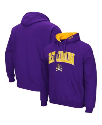 Men's ECU Pirates Arch and Logo Pullover Hoodie