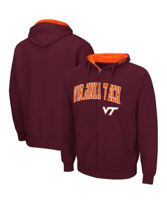 Men's Virginia Tech Hokies Arch & Logo 3.0 Full-Zip Hoodie