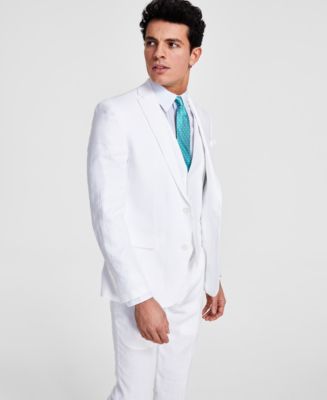 Bar III Men's Slim-Fit Textured Linen Suit Separate Jacket, Created for  Macy's & Reviews - Suits & Tuxedos - Men - Macy's