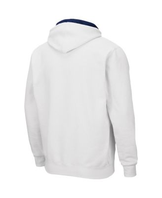 Men's White Auburn Tigers Arch and Logo 3.0 Full-Zip Hoodie