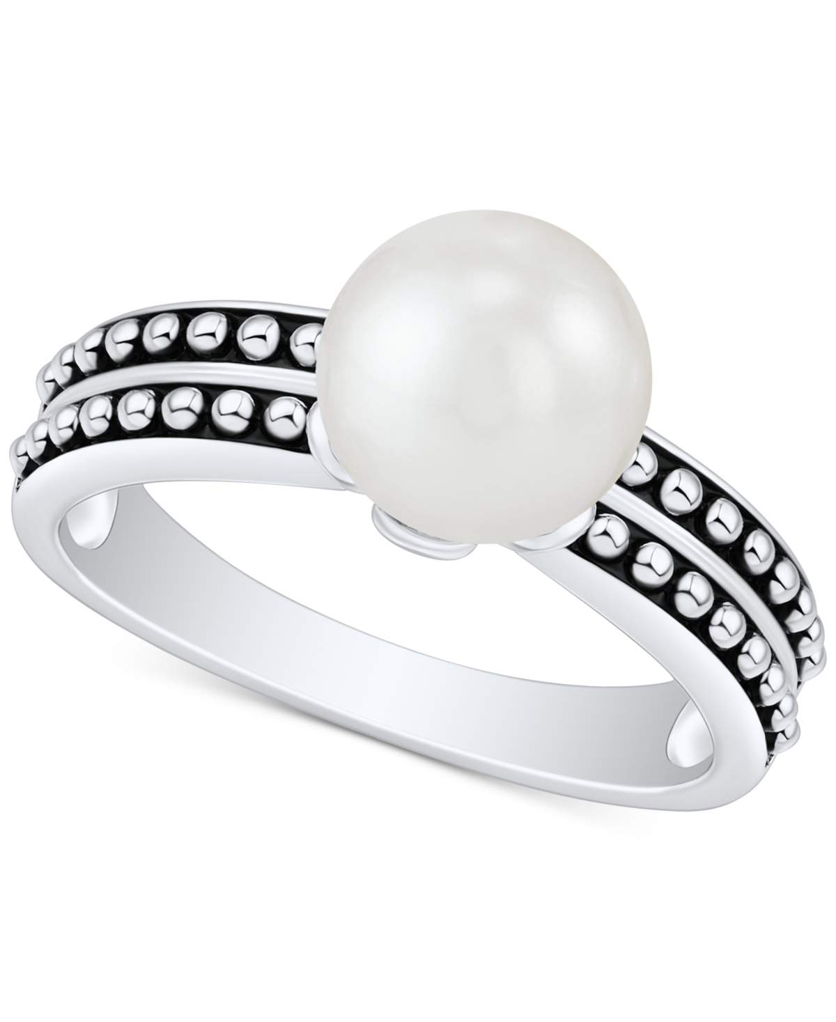 Honora Cultured Freshwater Pearl (8-1/2mm) Beaded Ring in Sterling Silver