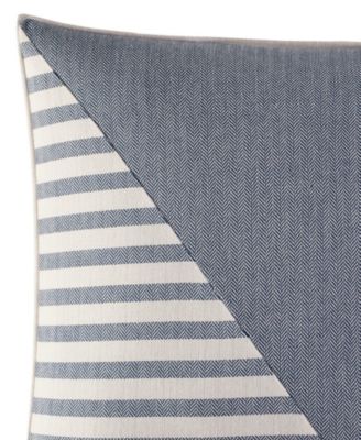 Fairwater Yarn Dye Cotton Decorative Pillow, 14" X 20"