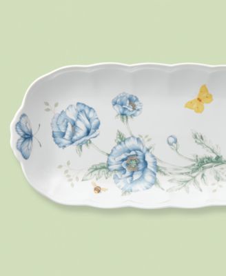 Butterfly Meadow Oblong Sandwich Tray, 14 3/4"