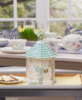 Butterfly Meadow Figural Gazebo Cookie Jar