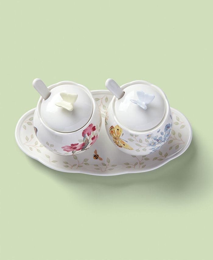 Lenox Butterfly Meadow 7 Piece Condiment Set