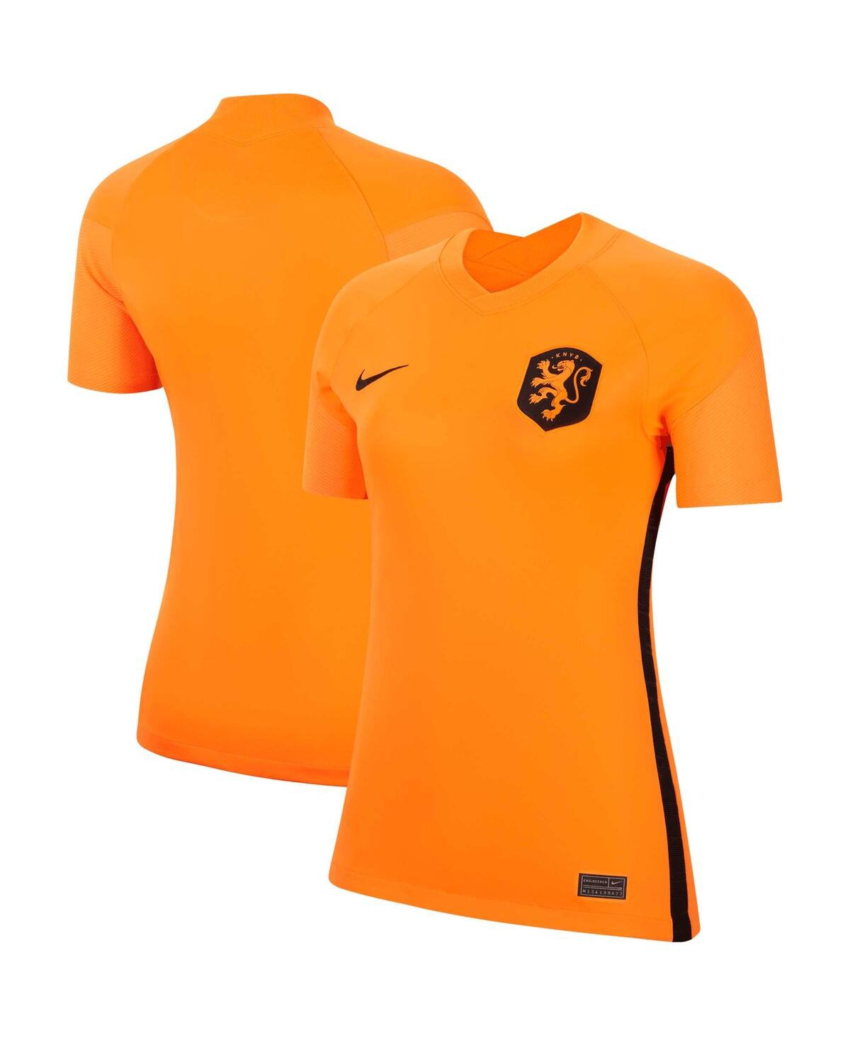 Women's NikeNetherlands Women's National Team 2022/23 Home Replica Blank Jersey - Orange