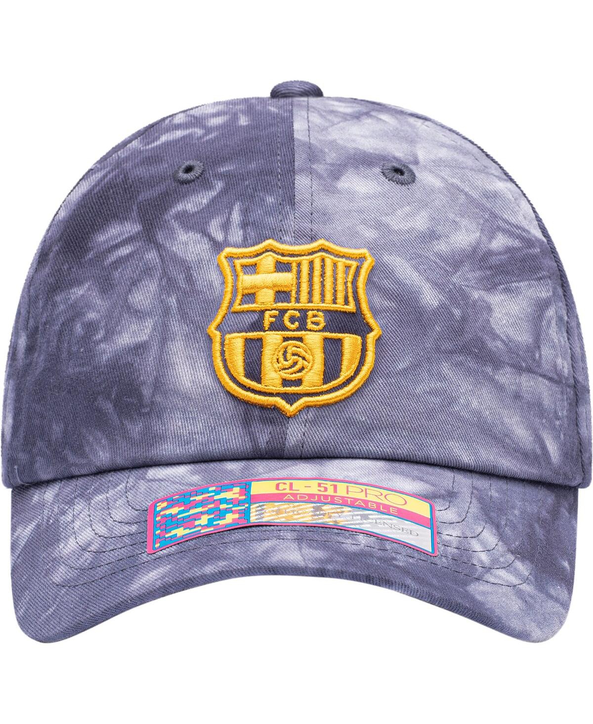 Shop Fan Ink Men's Navy Barcelona Bloom Adjustable Hat