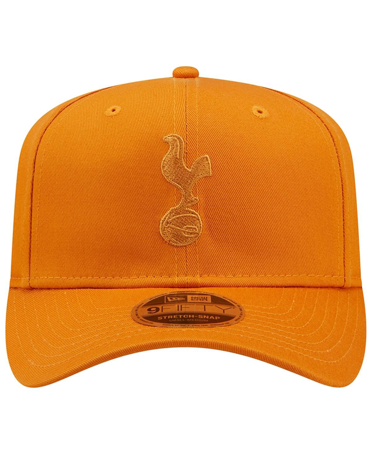 Shop New Era Men's  Orange Tottenham Hotspur Seasonal 9fifty Snapback Hat