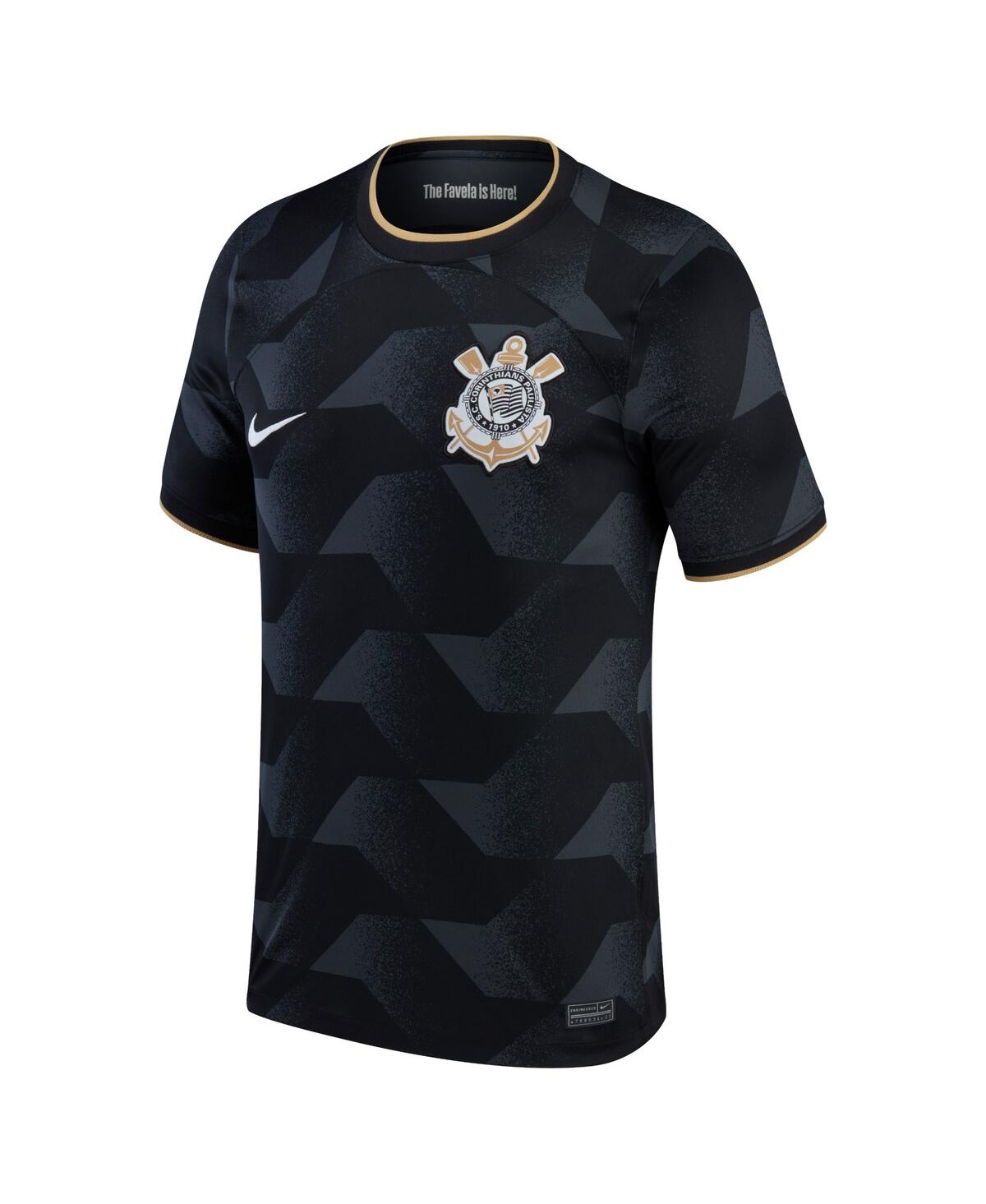 Big Boys NikeCorinthians 2022/23 Away Replica Jersey - Black