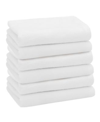 Ediree Turkish Cotton 6 Piece Fingertip Towels Set