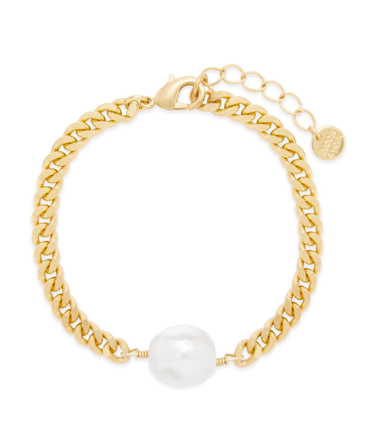 Carter Biwa Imitation Pearl Bracelet - K Gold Plated