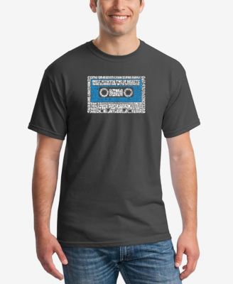Men's 80s One Hit Wonders Word Art Short Sleeve T-shirt