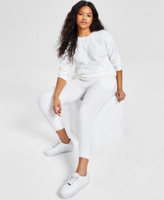 Jenni - Women's Solid Sherpa Pajama Set