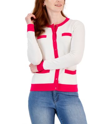 Charter Club - Colorblocked Cardigan