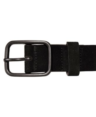 Men's Distressed Suede Leather Belt