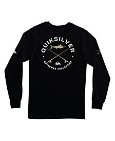 Quiksilver Men's Long Sleeve Hook Em Qmu1 T-shirt