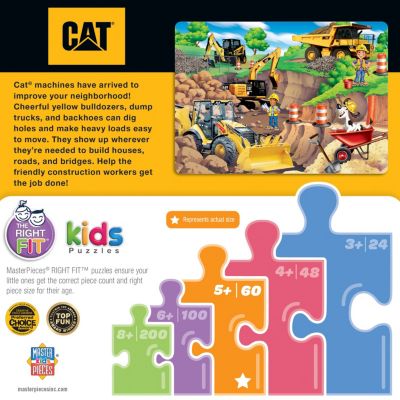 MasterPieces CAT - Day at the Quarry 60 Piece Jigsaw Puzzle for kids