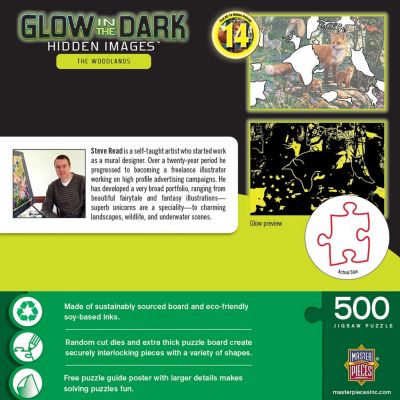 MasterPieces Hidden Images - The Woodlands 500 Piece Jigsaw Puzzle