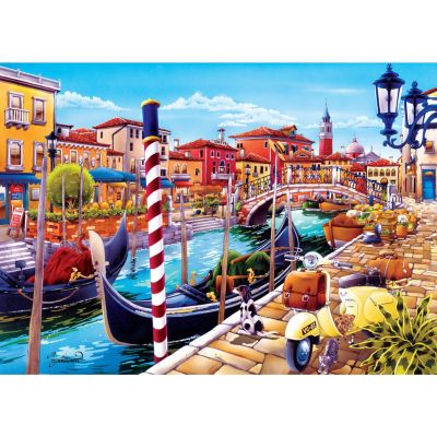 MasterPieces Travel Diary - Venice 500 Piece Jigsaw Puzzle for Adults