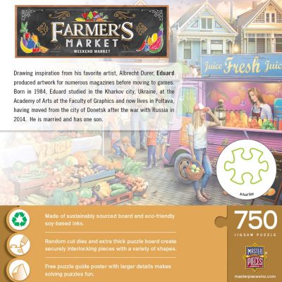 MasterPieces Farmer's Market - Weekend Market 750 Piece Jigsaw Puzzle
