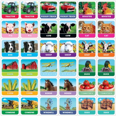 MasterPieces Officially Licensed Old MacDonald Matching Game for Kids