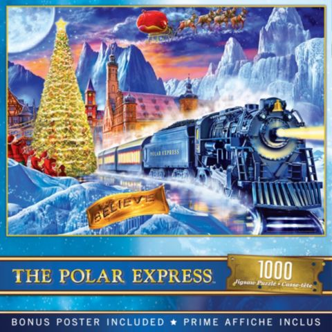 Детский пазл MasterPieces Puzzles The Polar Express 1000 Piece Puzzle, от 14 лет, цвет: Разноцветный