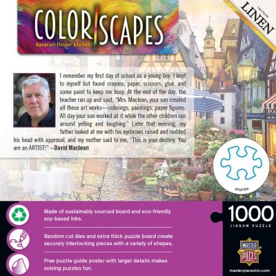 MasterPieces Colorscapes - Bavarian Flower Market 1000 Piece Puzzle