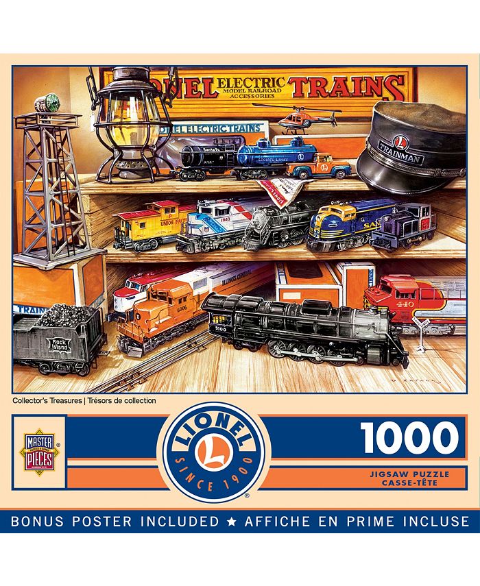 MasterPieces Puzzles Lionel Collector's Treasures 1000 Piece Adult