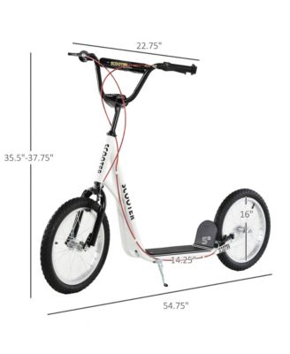 Youth Scooter Kick Scooter Front and Rear Dual Brakes,