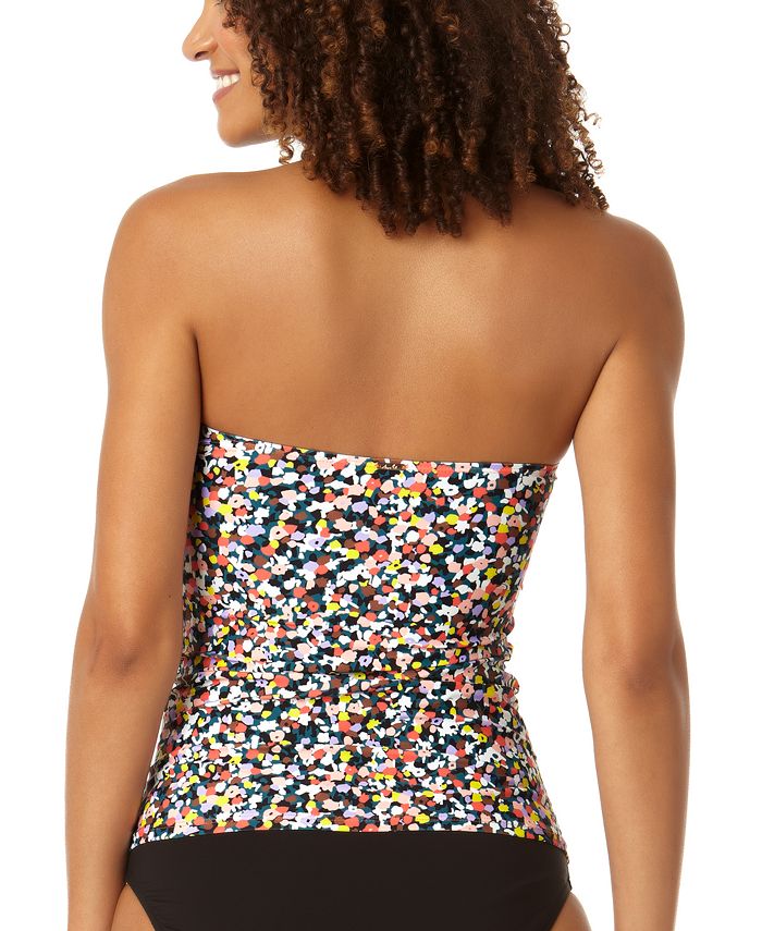 Anne Cole Women's Printed TwistFront Shirred Tankini Top Macy's
