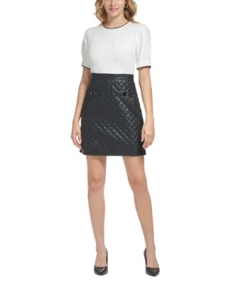 Karl Lagerfeld Paris - Paris Women's Mixed-Media Sheath Dress