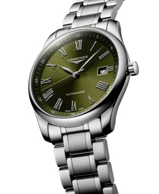 Men's Swiss Automatic Stainless Steel Bracelet Watch 40mm