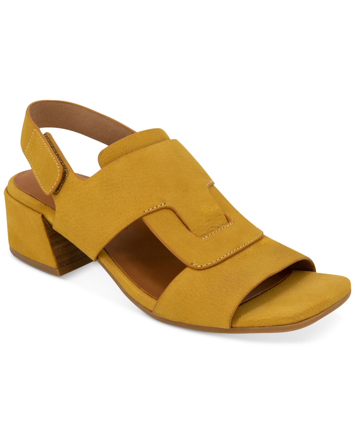 Shop Gentle Souls Women's Park Interlock Slingback Sandals In Giallo