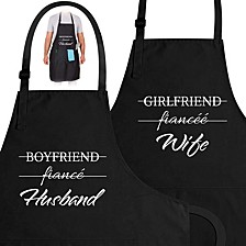 Funny Aprons for Men, Women Couples 2-Pc.