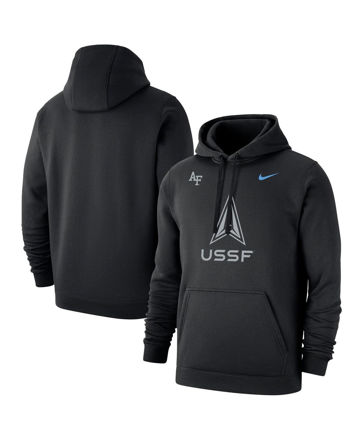 Men's Nike Black Air Force Falcons Space Force Rivalry Fleece Pullover Hoodie
