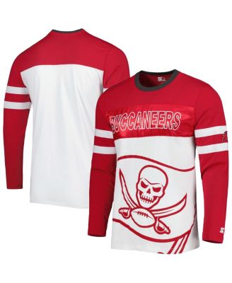 Men's Red, White Tampa Bay Buccaneers Halftime Long Sleeve T-shirt