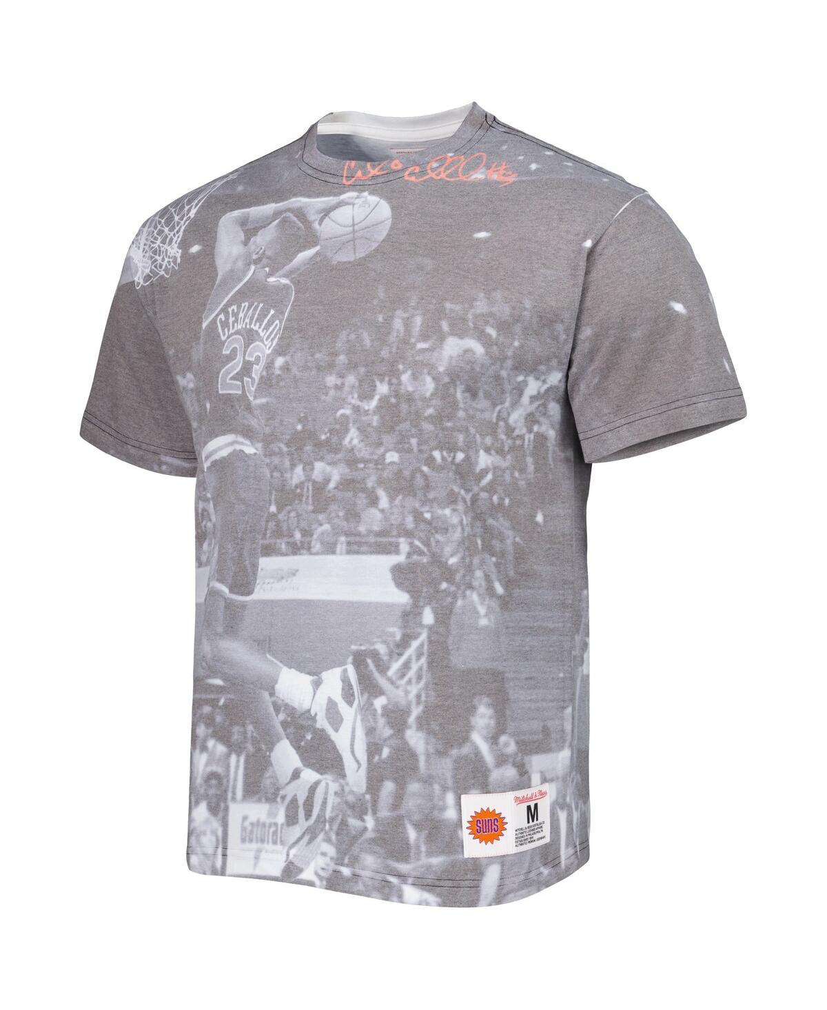 Mitchell & Ness Men's  Cedric Ceballos Gray Phoenix Suns Above The Rim Sublimated T-shirt In Gray