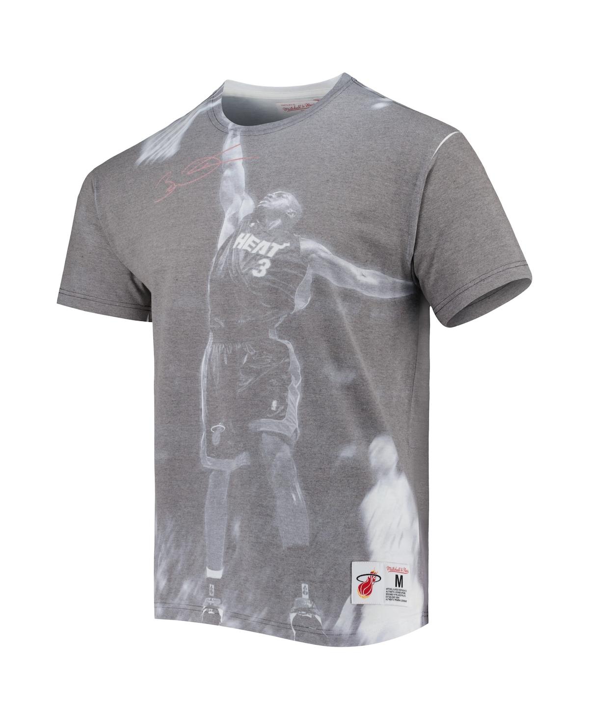 Mitchell & Ness Men's  Clyde Drexler Gray Houston Rockets Above The Rim Sublimated T-shirt In Gray