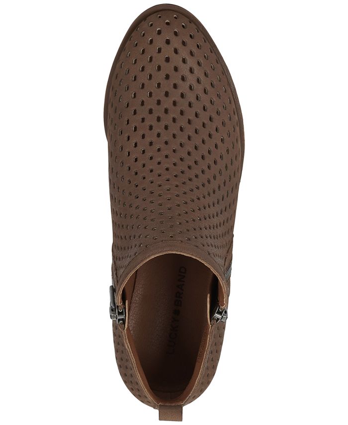 Lucky Brand Women s Perforated Basel Booties Macy s