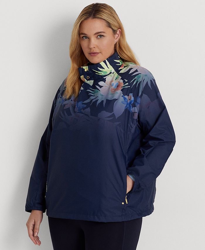 Lauren Ralph Lauren Plus Size Floral Turtleneck Pullover Macy's
