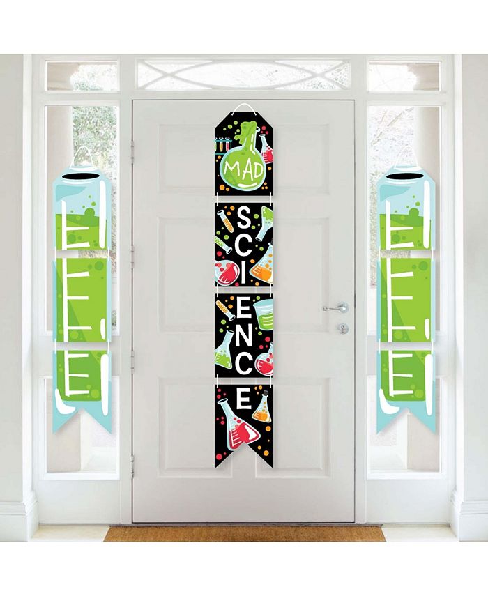 Big Dot of Happiness Scientist Lab - Hanging Vertical Paper Banners Mad ...