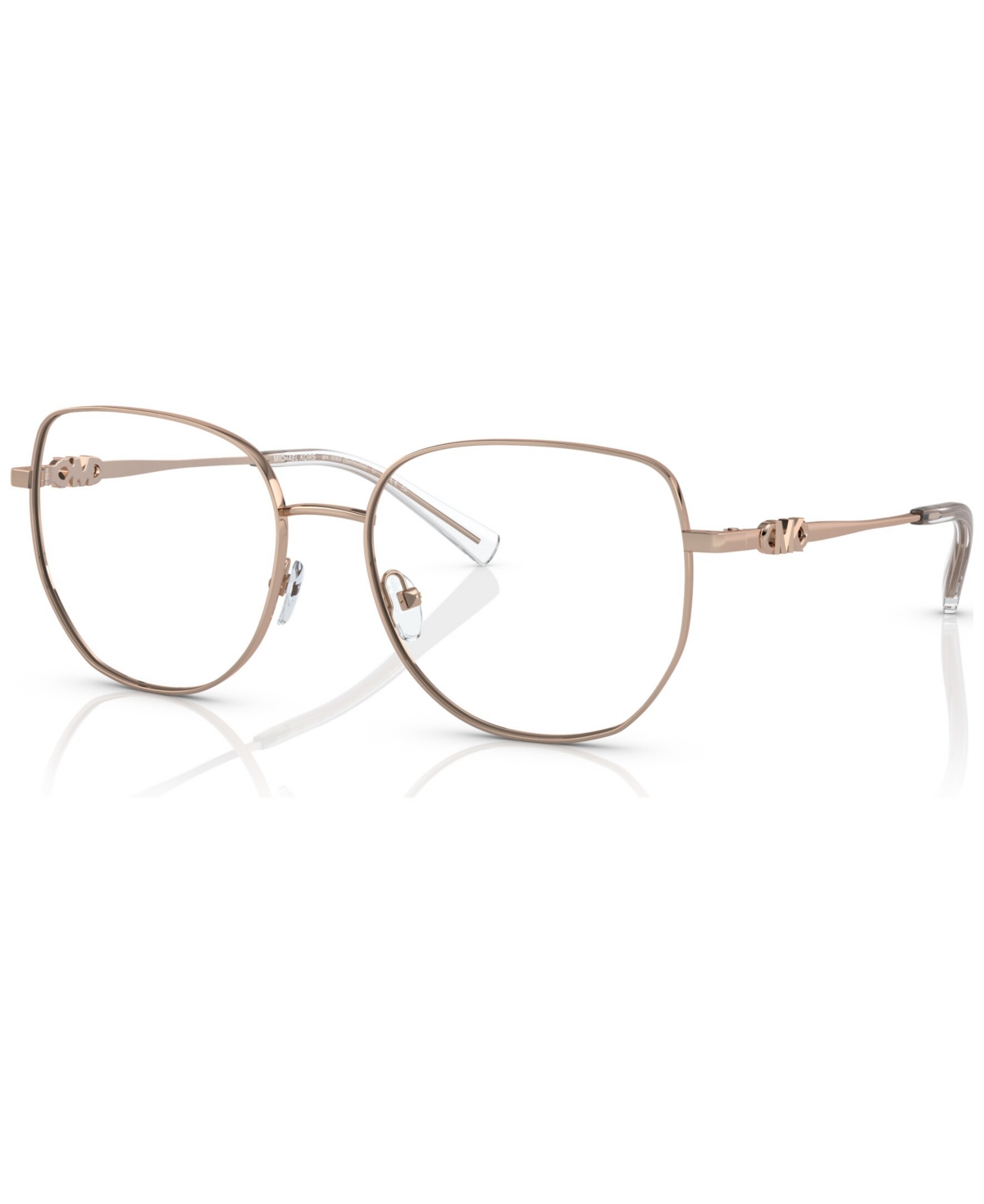 Women's Square Eyeglasses, MK306256-o - Rose Gold Tone