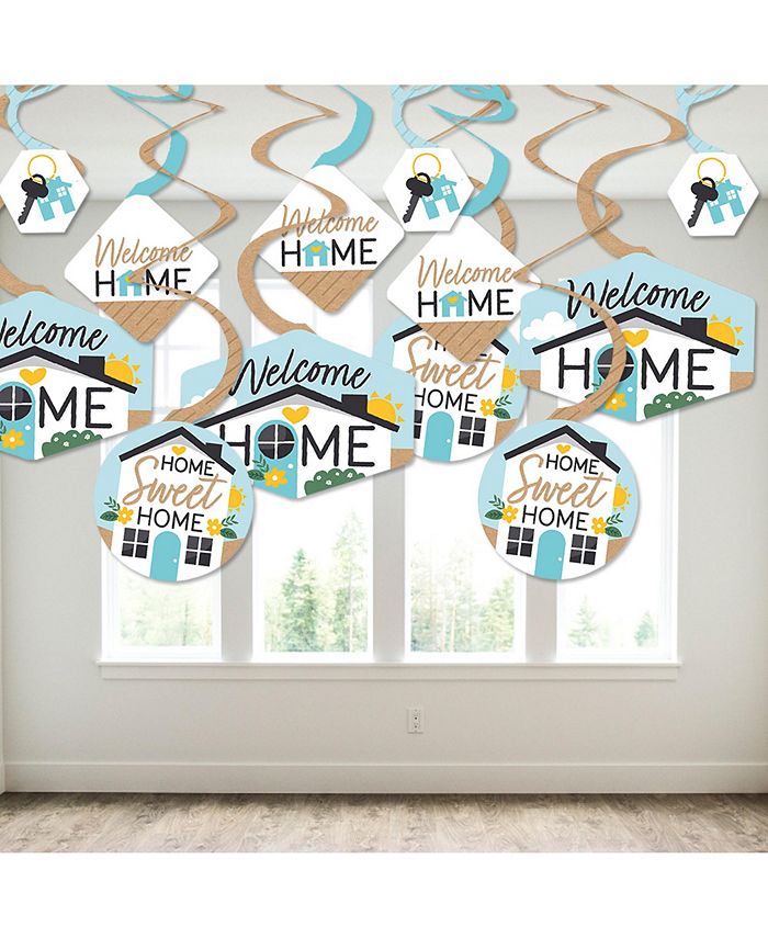 Big Dot of Happiness Home Housewarming New Sweet Home Hanging