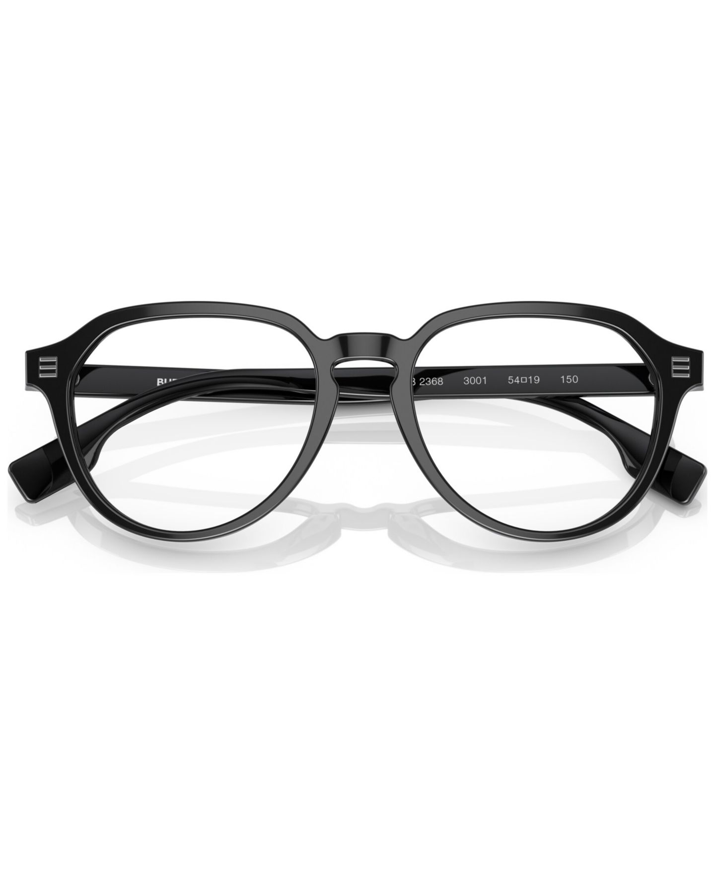 Мужские очки Burberry Man Panthos Plastic BE2368 Archie Eyeglasses, цвет: Чёрный — фото 5