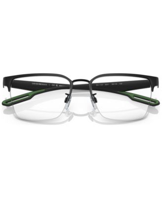Men's Square Eyeglasses, EA113756-O