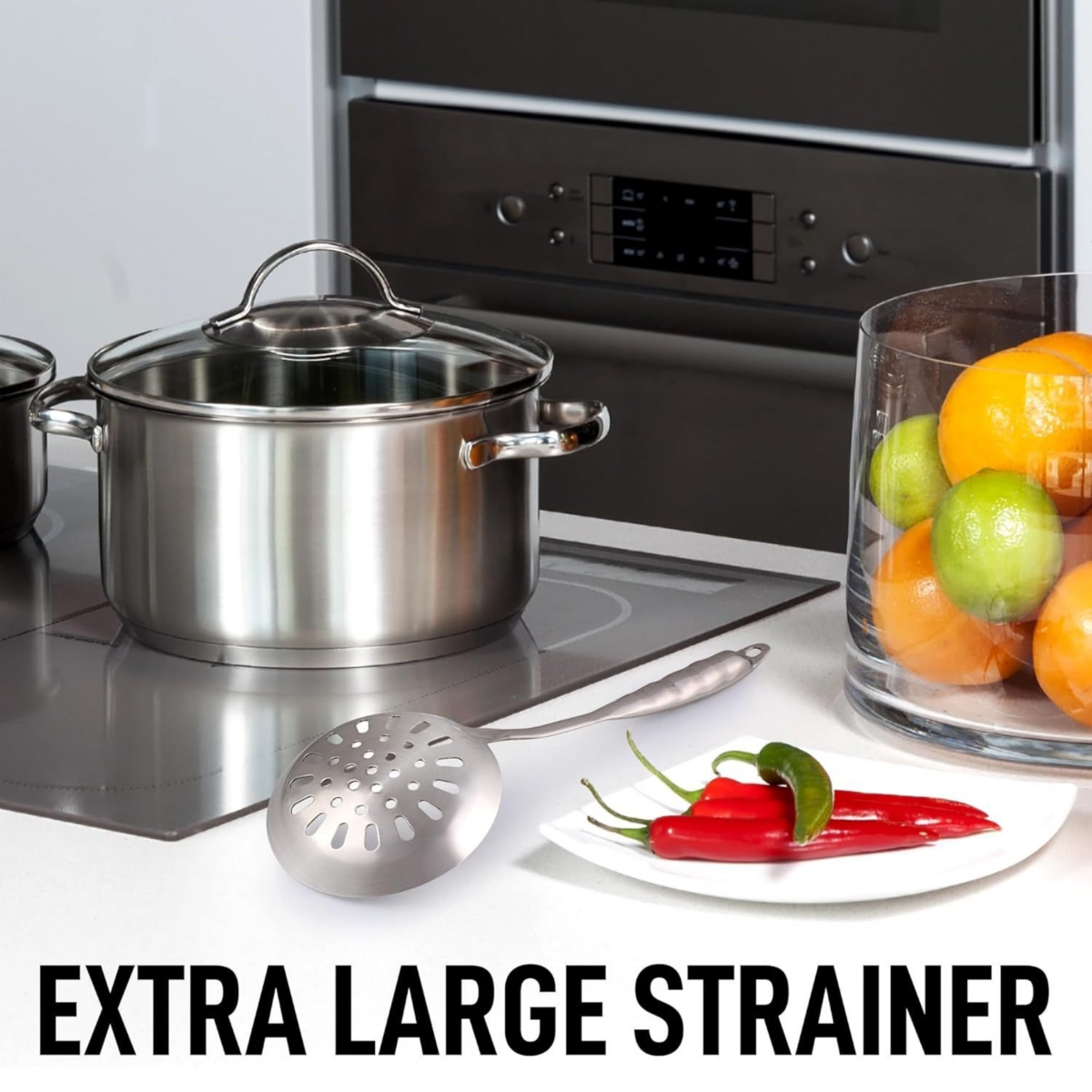 Stainless Steel Skimmer Spoon